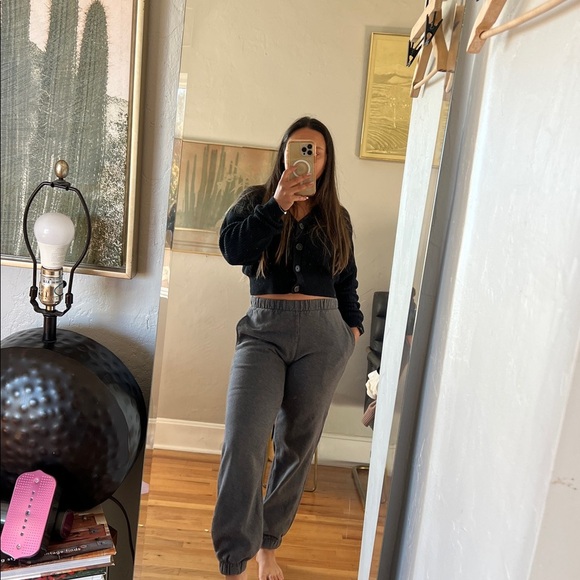 Brandy Melville Charcoal Sweatpants - Picture 6 of 6
